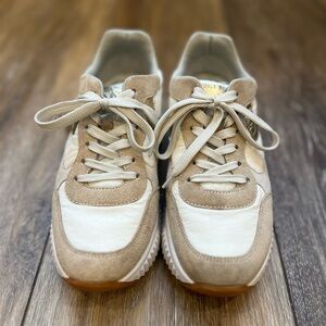 Voile Blanche Sneakers. Leather, suede, textile.